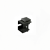 Keystone fibre thru adaptor / coupler bezel (LC Duplex or SC Simplex) - Black