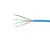 CAT6A cable, U/FTP LAN, blue, LSZH, 500m drum