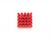 Wall plug, red, 6mm x 25mm, pack of 25