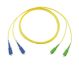 SC/A - SC optical fibre singlemode patch cord, duplex, grade A connector, 5m