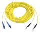 LC - DIN optical fibre singlemode patch cord, duplex, 35m