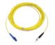 LC - DIN optical fibre singlemode patch cord, 7.5