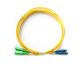 SC/A - LC optical fibre singlemode patch cord, duplex, short boot, 2.5m                         