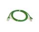 CAT6 ethernet cable, UTP mini-slimline patch cord, green, 0.5m, LSZH