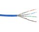 CAT6A cable, U/FTP LAN, blue, LSZH, 305m drum