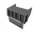 HypaFOX Z-Slim, 4RU high density modular patch panel, 48 slots, sliding ,19
