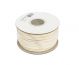4 core cable, flat, line cord 4C, 100m, ivory