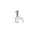 Clipsal cable clips, suits 5mm dia cable, pack of 100