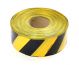 Tape, barrier black/yellow, C/W Disp, 500m