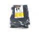 Cable ties, black, 144 x 2.5mm, pack of 1000