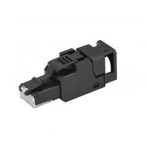 UFP8 CAT6A RJ45 connector, T568A, AWG 24/1-23/1, AWG 27/7-23/7